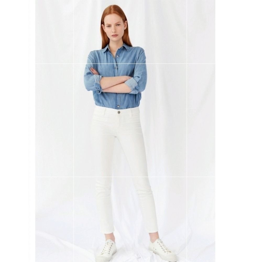 M.i.H. "the paris" mid rise cropped jeans size 29